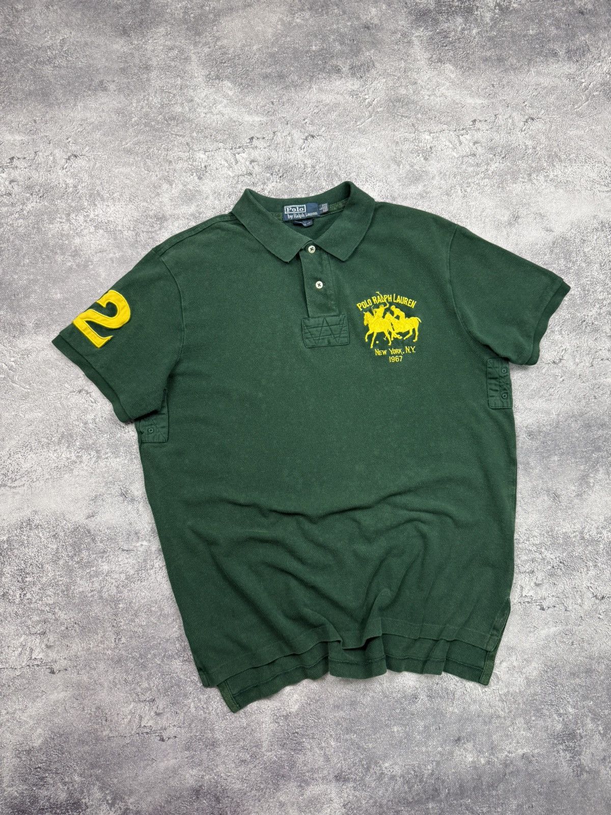 Polo Ralph Lauren Vintage Polo Ralph Lauren New York Polo T-Shirt Chief Keef Size US L / EU 52-54 / 3 - 3 Thumbnail