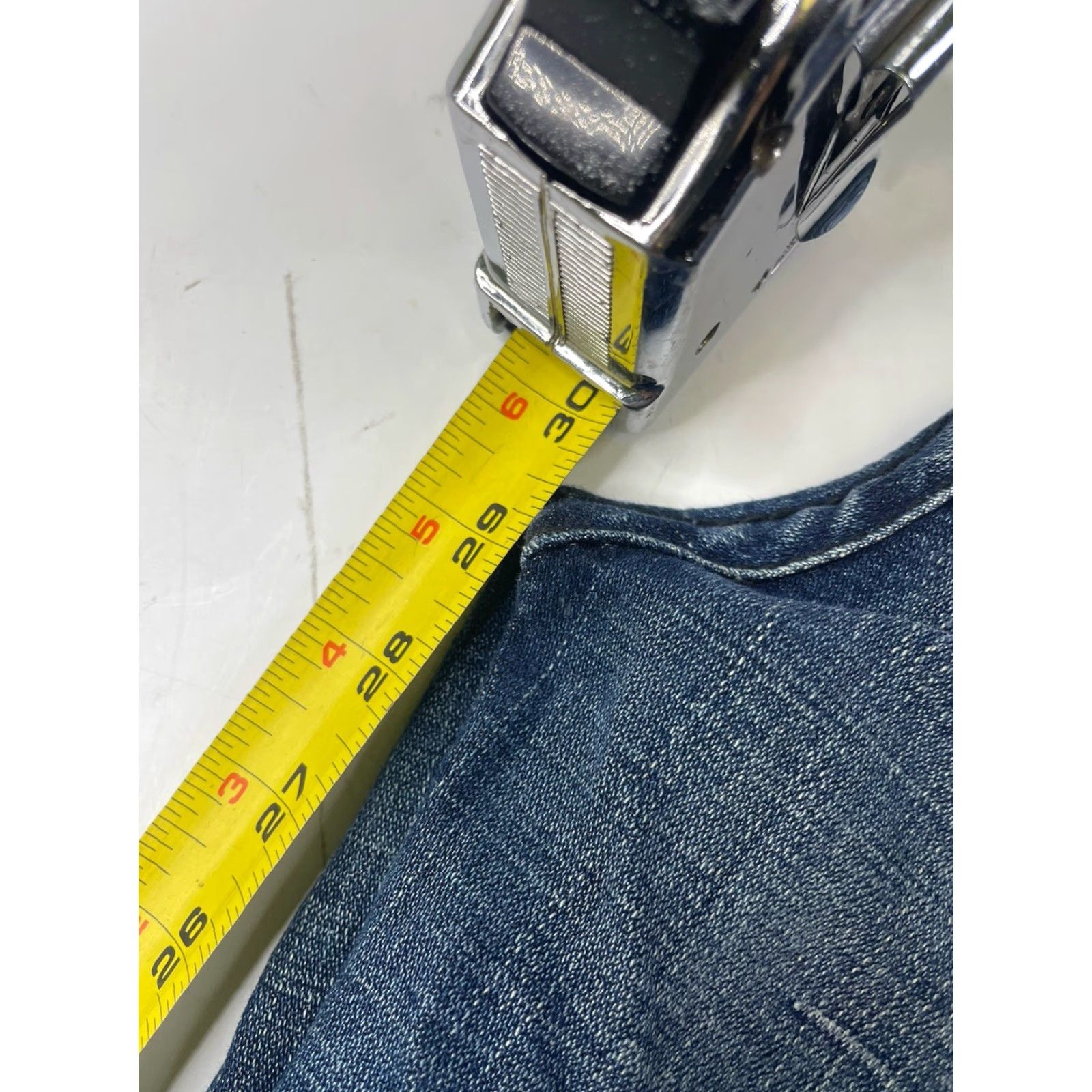 True Religion True Religion Rainbow Billy Jeans Women's 27 Medium Wash Blue Denim Cotton Spandex Skinny Size 27" / US 4 / IT 40 - 2 Thumbnail