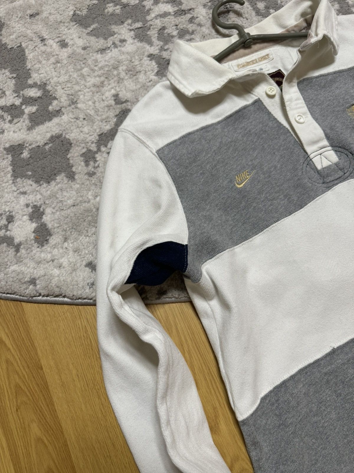 Nike × Vintage Vintage Nike FullBack’s Streetwear Style Rugby Longsleeve Size US L / EU 52-54 / 3 - 12 Thumbnail
