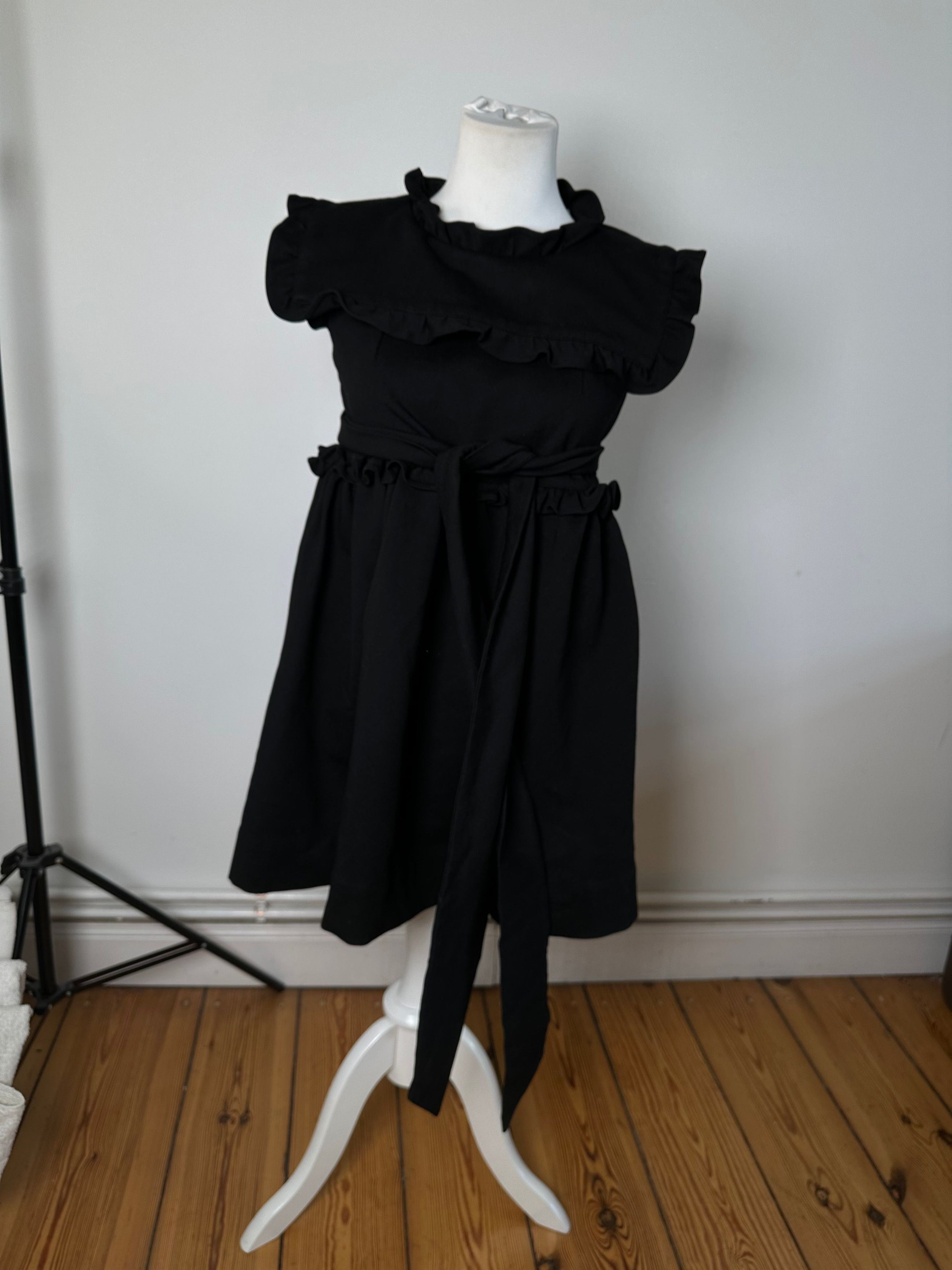 Balenciaga Vintage Cotton Blend Dress Y2K Black Size S / US 4 / IT 40 - 1 Thumbnail