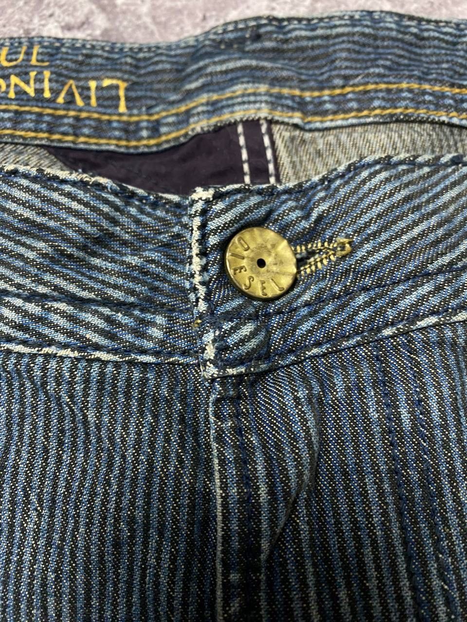 Diesel × If Six Was Nine × Le Grande Bleu (L.G.B.) Vintage Diesel Thavar Junya Watanabe style Faded Pants Size US 36 / EU 52 - 6 Thumbnail