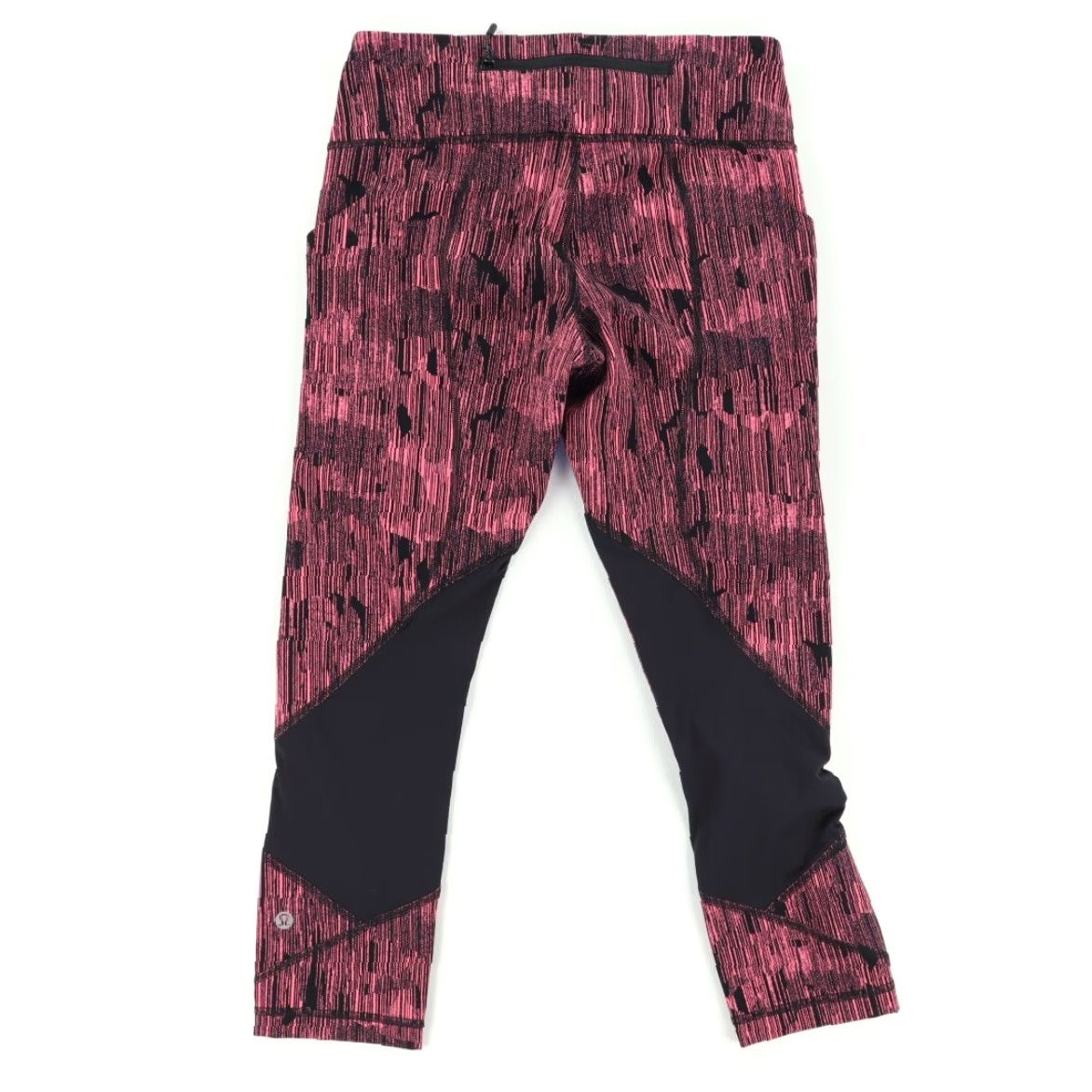 Lululemon Lululemon 21" HR Crop Nylon Woven Leggings Pants Pink All Over Print Women's 4 Size 27" / US 4 / IT 40 - 4 Thumbnail