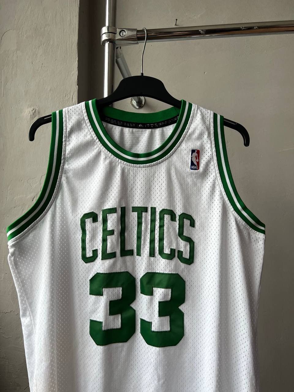 NBA 2014 BOSTON CELTICS #33 BIRD ADIDAS BASKETBALL JERSEY SZ L Size US L / EU 52-54 / 3 - 4 Thumbnail