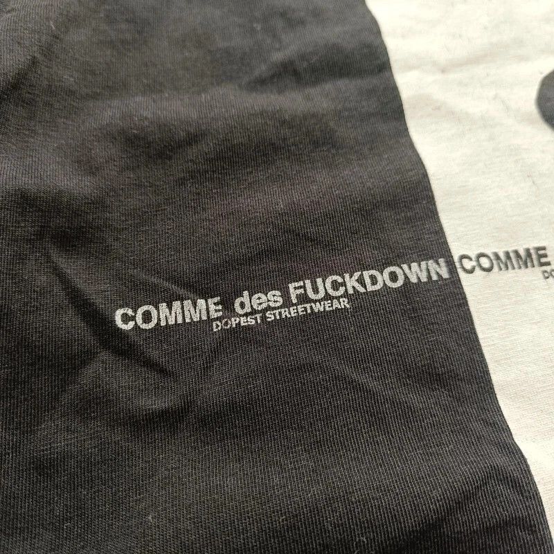 Comme Des Fuck Down *RARE* COMME des FUCKDOWN Black Graphic Tee Mens Medium M Size US M / EU 48-50 / 2 - 11 Thumbnail