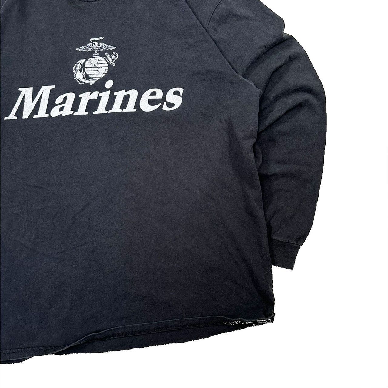 Vintage Vintage 00s Marines Spellout Graphic Long Sleeve T Shirt Size US XL / EU 56 / 4 - 3 Thumbnail