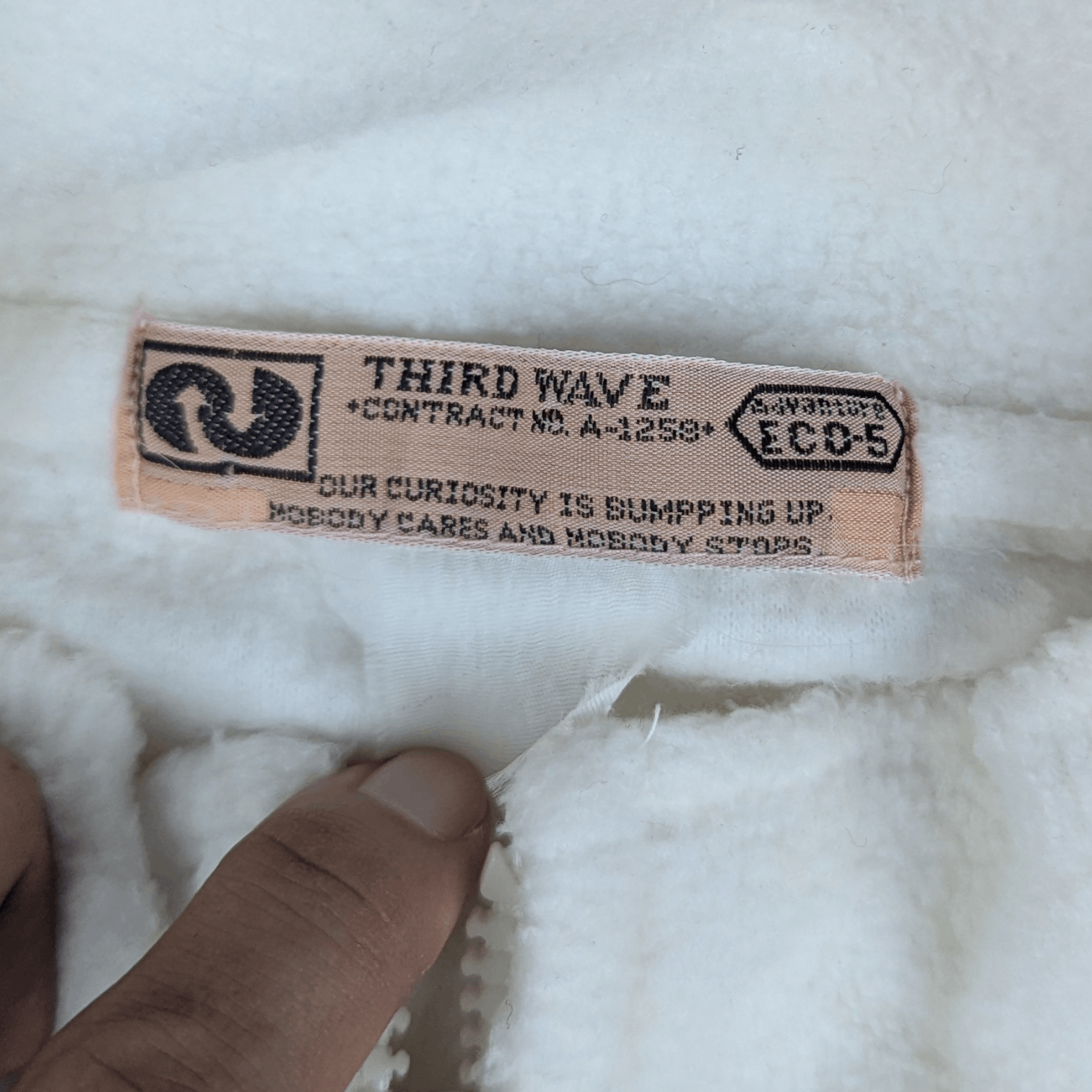 Japanese Brand Vintage 90's THIRD WAVE Floral Nice Design Fleece Jacket Size US L / EU 52-54 / 3 - 12 Thumbnail
