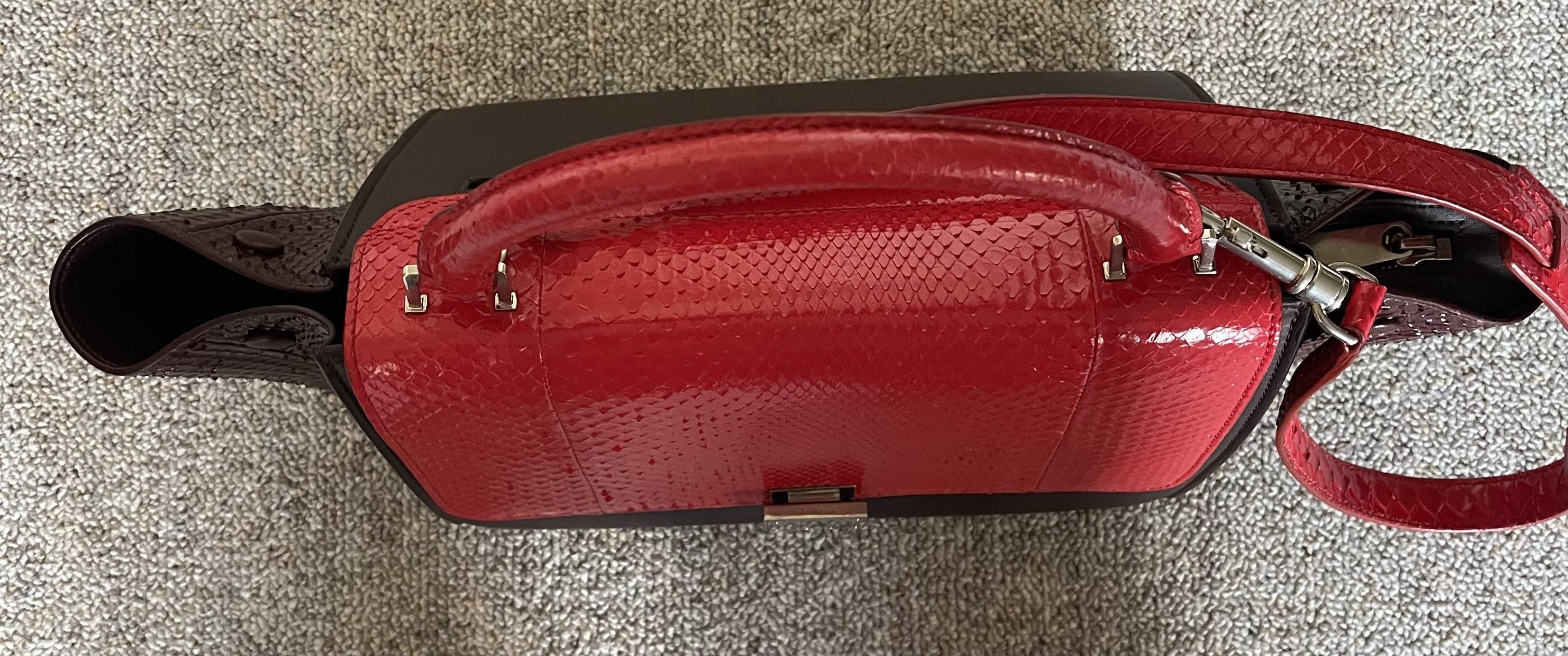 Celine Celine Small Trapeze Python Bag Size ONE SIZE - 4 Thumbnail