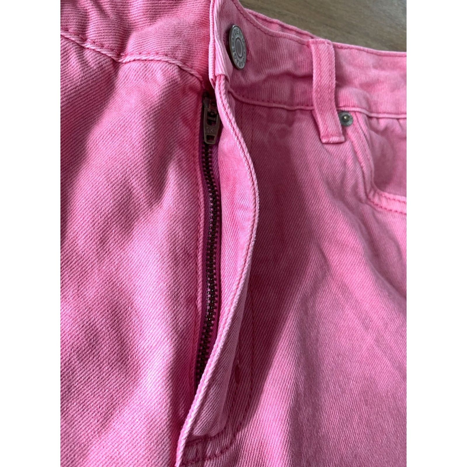 Garage Garage Jeans Women’s 0 26x33 Pink Wide-Leg Denim 90s Jambe NWT Shirt? Size 25" / US 0 / IT 36 - 5 Thumbnail