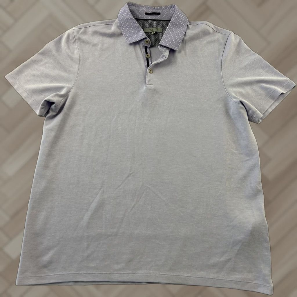 Ted Baker Ted Baker Short Sleeve Golf Polo Shirt Men's 5 Lilac Purple Nike Size US S / EU 44-46 / 1 - 1 Thumbnail