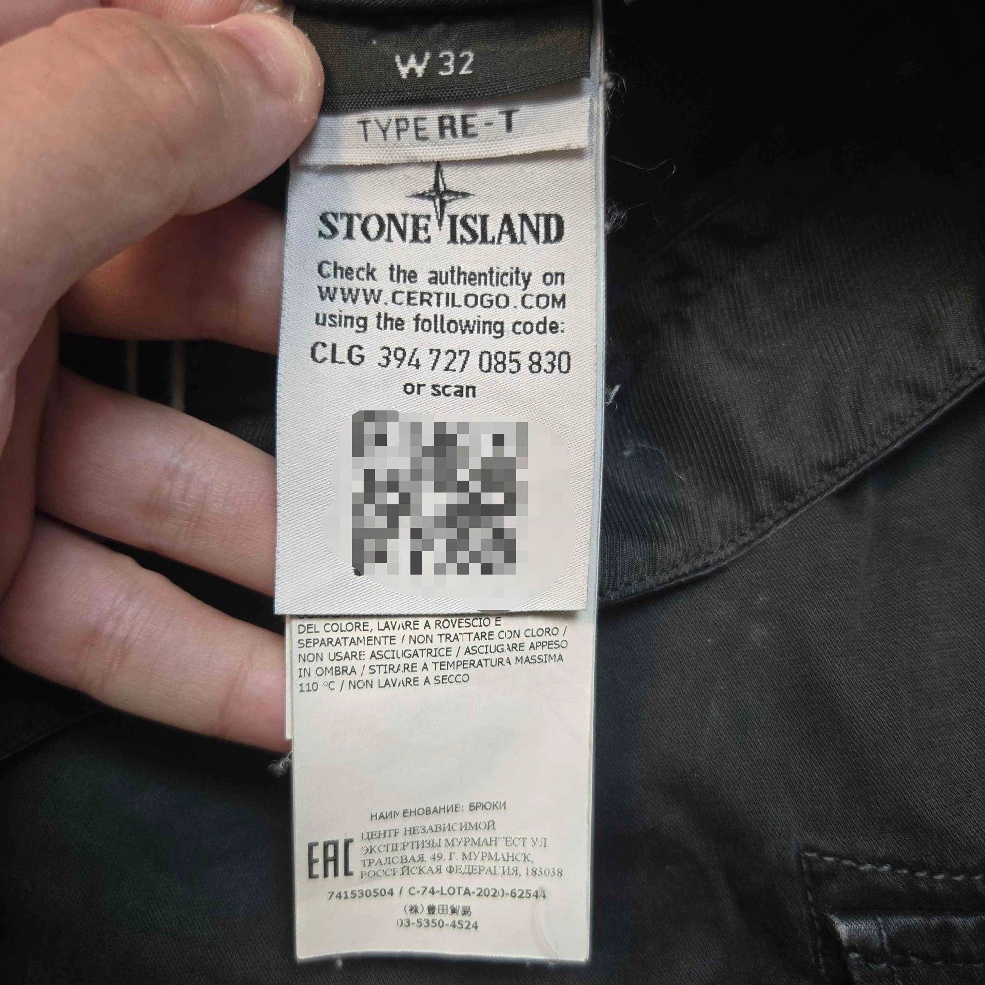 Stone Island stone island black cargo pants for men Size US 32 / EU 48 - 5 Thumbnail