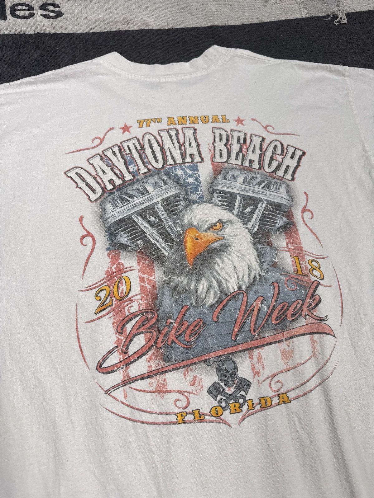 Vintage Racing Motorcycles Daytona Beach 2018 Bike Week T-Shirt Size US XXL / EU 58 / 5 - 3 Thumbnail