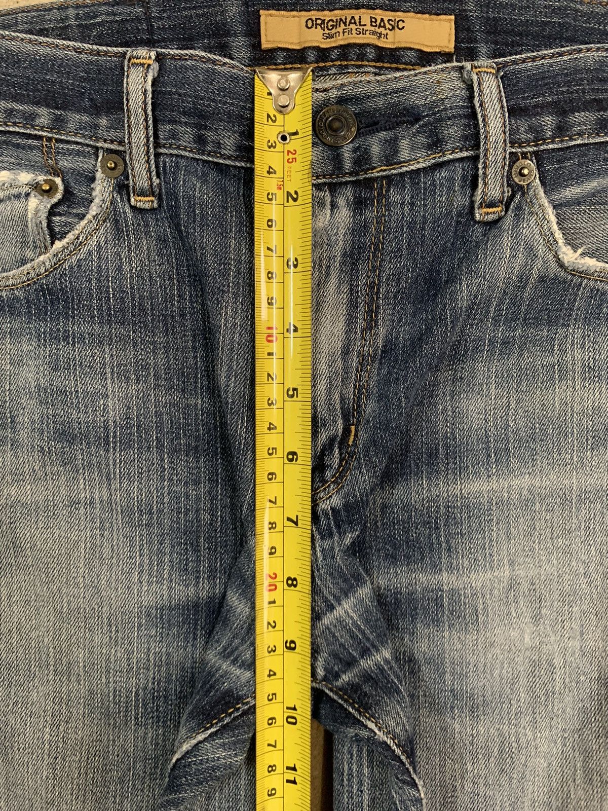 Undercover × Uniqlo Vintage Uniqlo S001 Straight Leg Distressed Grunge Jeans Size US 31 - 17 Thumbnail