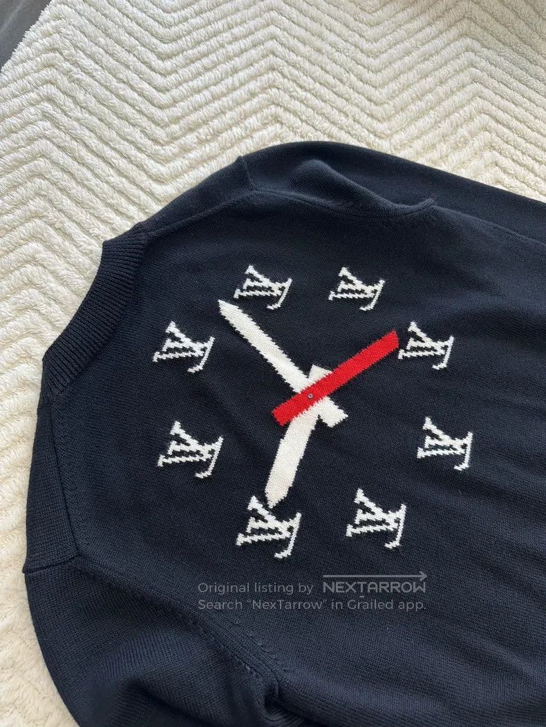 Louis Vuitton Louis Vuitton Clock Hands Black Sweater Size US S / EU 44-46 / 1 - 4 Thumbnail