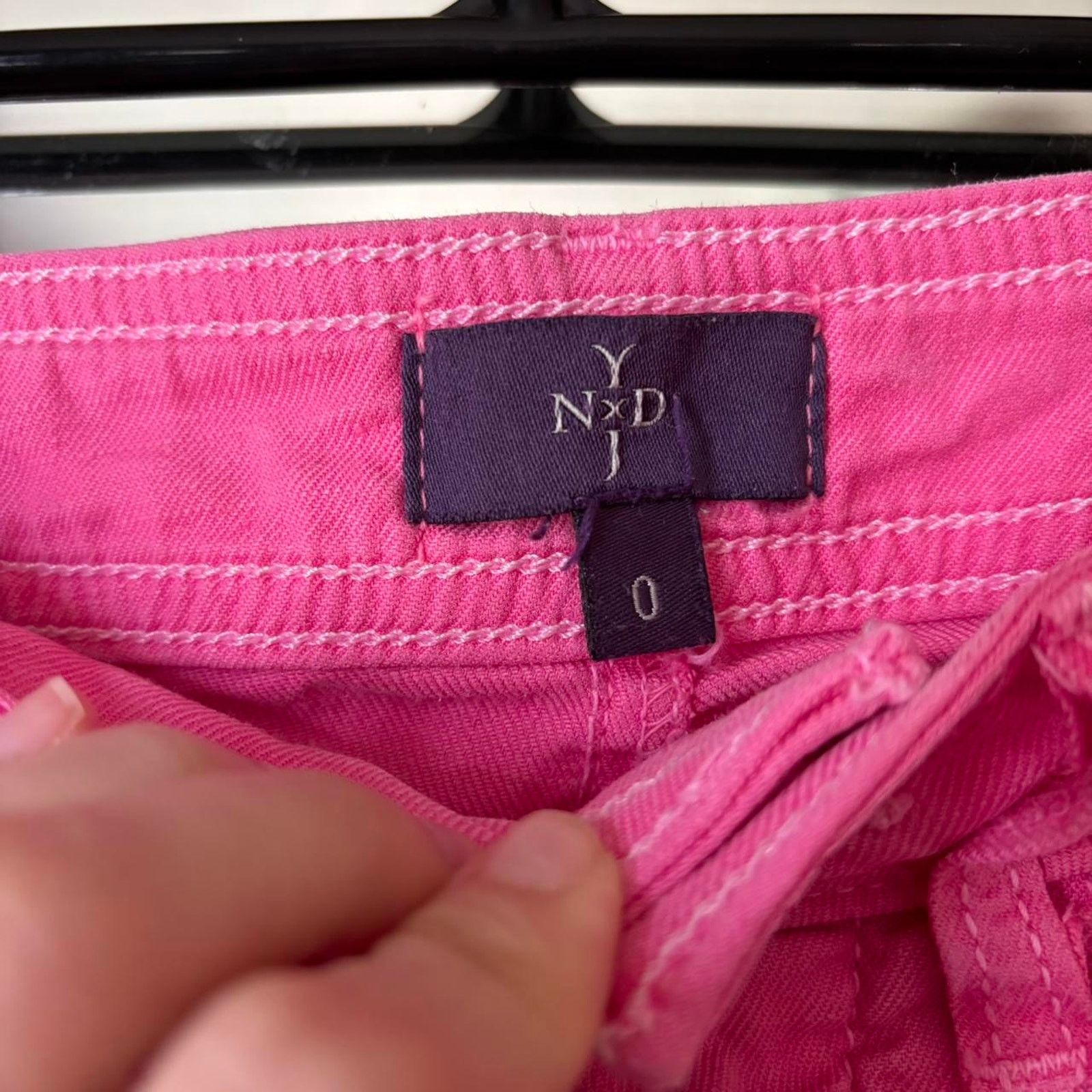 NYDJ NYDJ Pink Linen Trousers 0 Designer Quality Summer Vacation Size 25" / US 0 / IT 36 - 5 Thumbnail