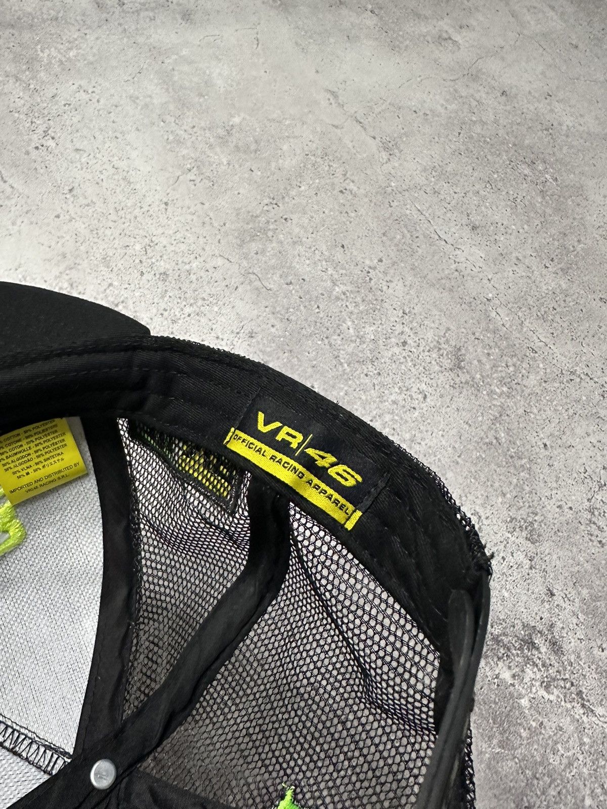 Vintage VR46 Monster Energy Valentino Rossi Monster Embroidery Cap Size ONE SIZE - 5 Thumbnail