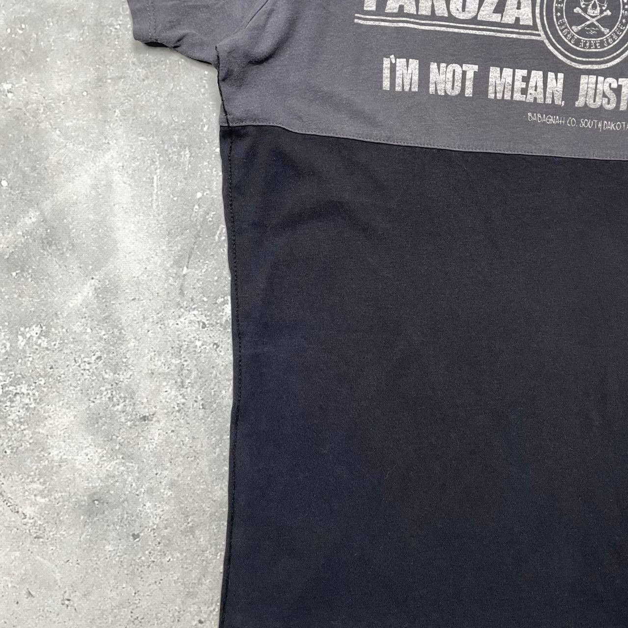 Japanese Brand Yakuza Aggressive Y2K T Shirt Black/ Gray Size XL Size US XL / EU 56 / 4 - 12 Thumbnail