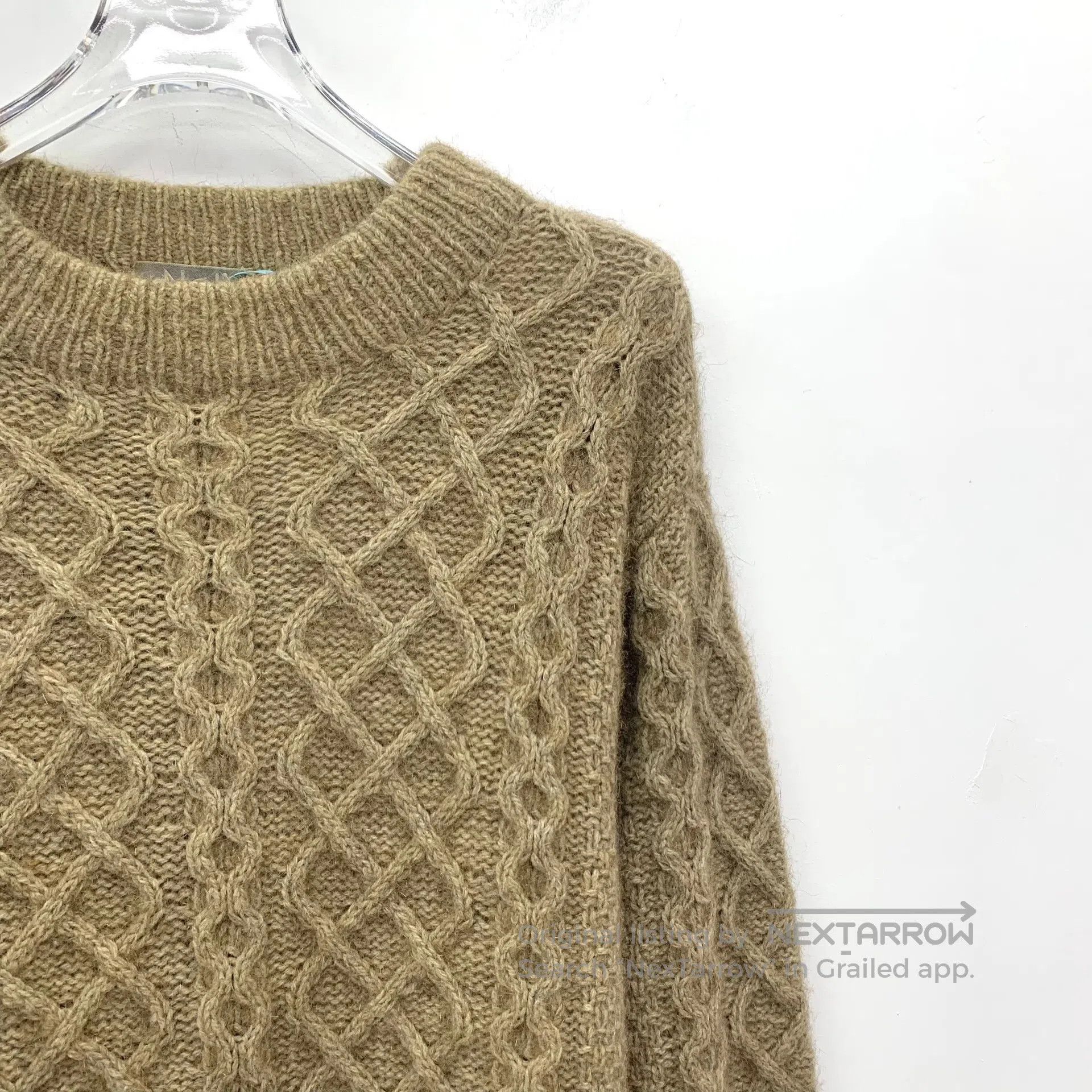 M+Rc Noir Noli Brown Knit Round Neck Long-Sleeve Sweater| Size US S / EU 44-46 / 1 - 3 Thumbnail