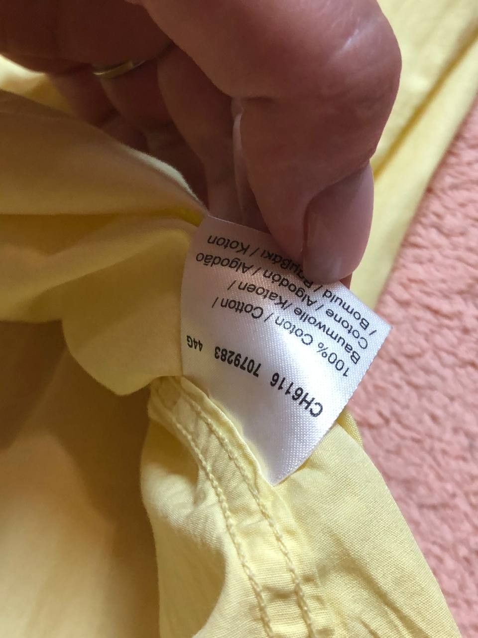 Lacoste Vintage yellow shirt logo Lacoste Y2K regular fit Size US M / EU 48-50 / 2 - 4 Thumbnail