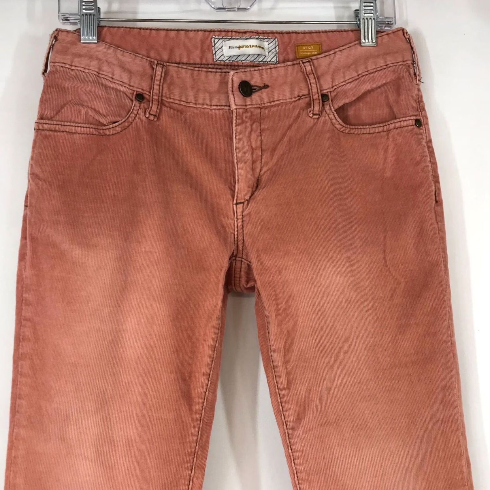 Vintage VINTAGE PILCRO CORAL COTTON BLEND SLIM PANTS WOMEN'S 27 Size 27" / US 4 / IT 40 - 2 Thumbnail