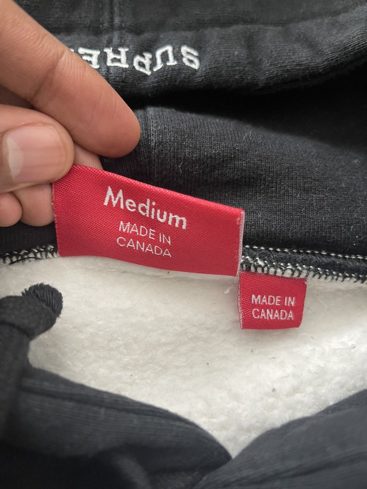 Supreme Supreme S Logo Split Hooded Sweatshirt ‘Black’ M Size US M / EU 48-50 / 2 - 7 Thumbnail
