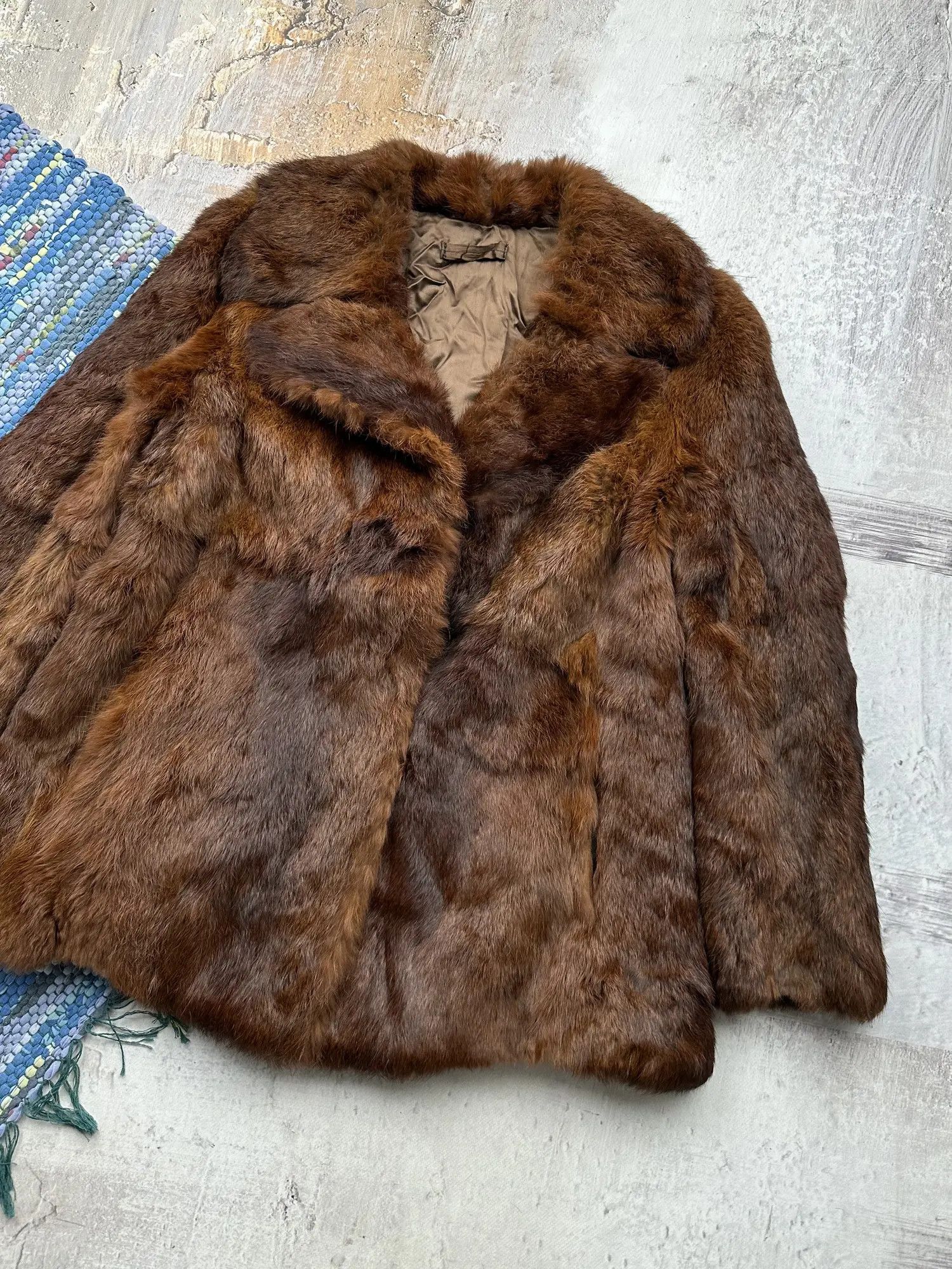 Vintage Vintage Real Rabbit Fur Jacket A253D15(44) Size M / US 6-8 / IT 42-44 - 3 Thumbnail