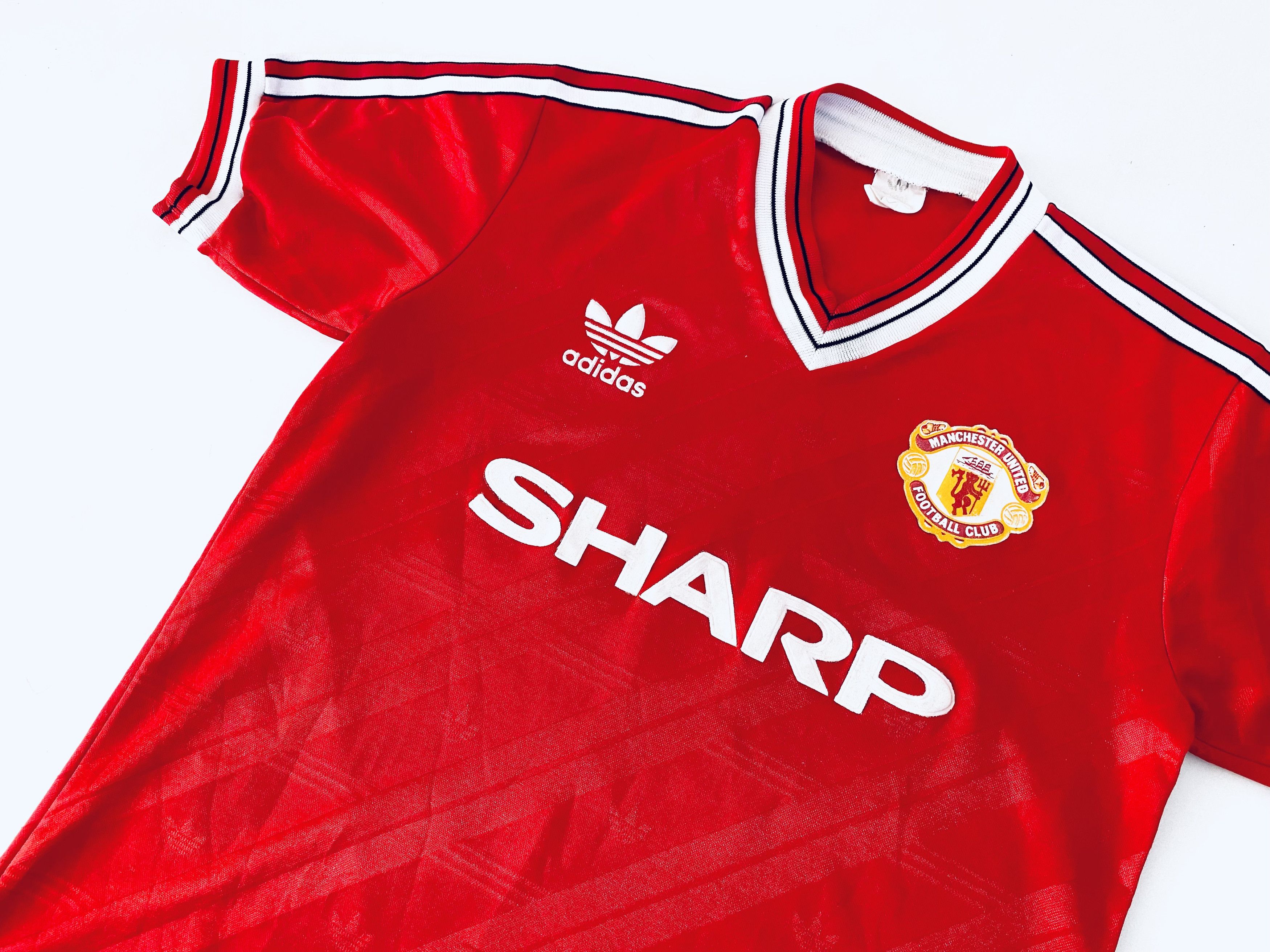 Adidas Manchester United Home Jersey 1986 1988 Size US S / EU 44-46 / 1 - 4 Thumbnail