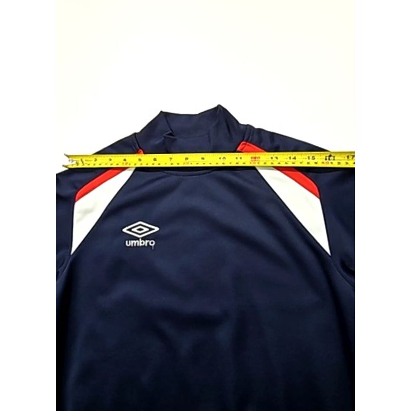 Umbro Umbro Boys Navy Mock Neck Soccer Jacket Size XS Lightweight Pullover Size US XS / EU 42 / 0 - 5 Thumbnail