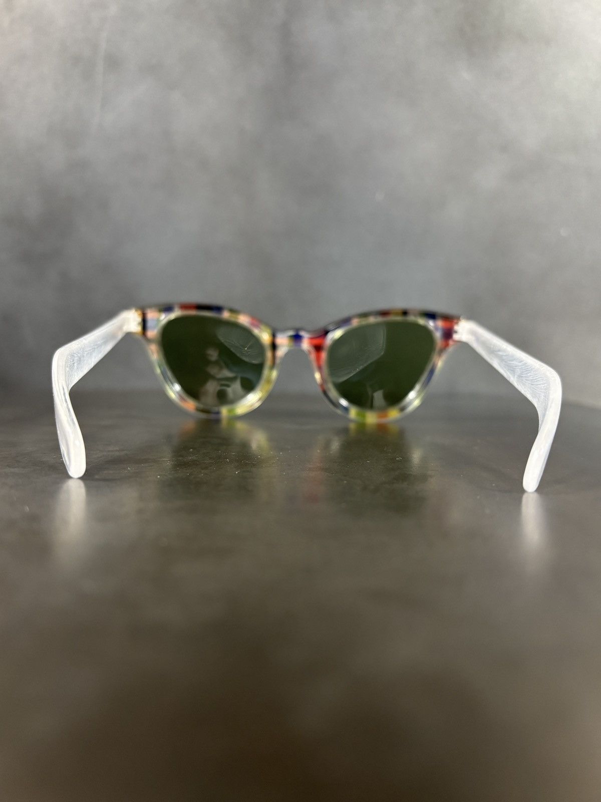 Vintage True Vintage Plaid Sunglasses 1940s 1950s Made in USA AO Size ONE SIZE - 19 Thumbnail