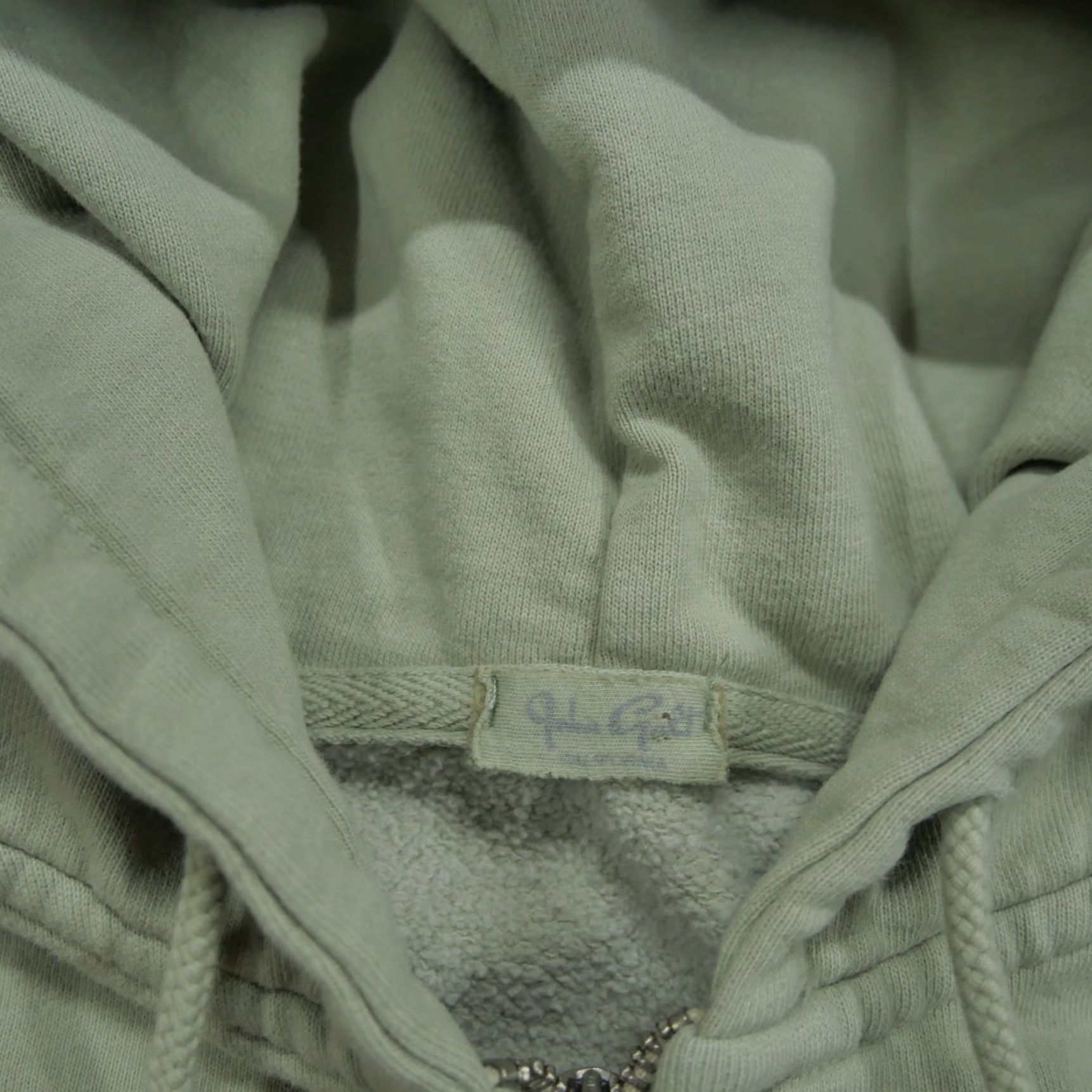 Vintage John Galt Hoodie Womens XS Green Full Zip Cropped Size XS / US 0-2 / IT 36-38 - 5 Thumbnail
