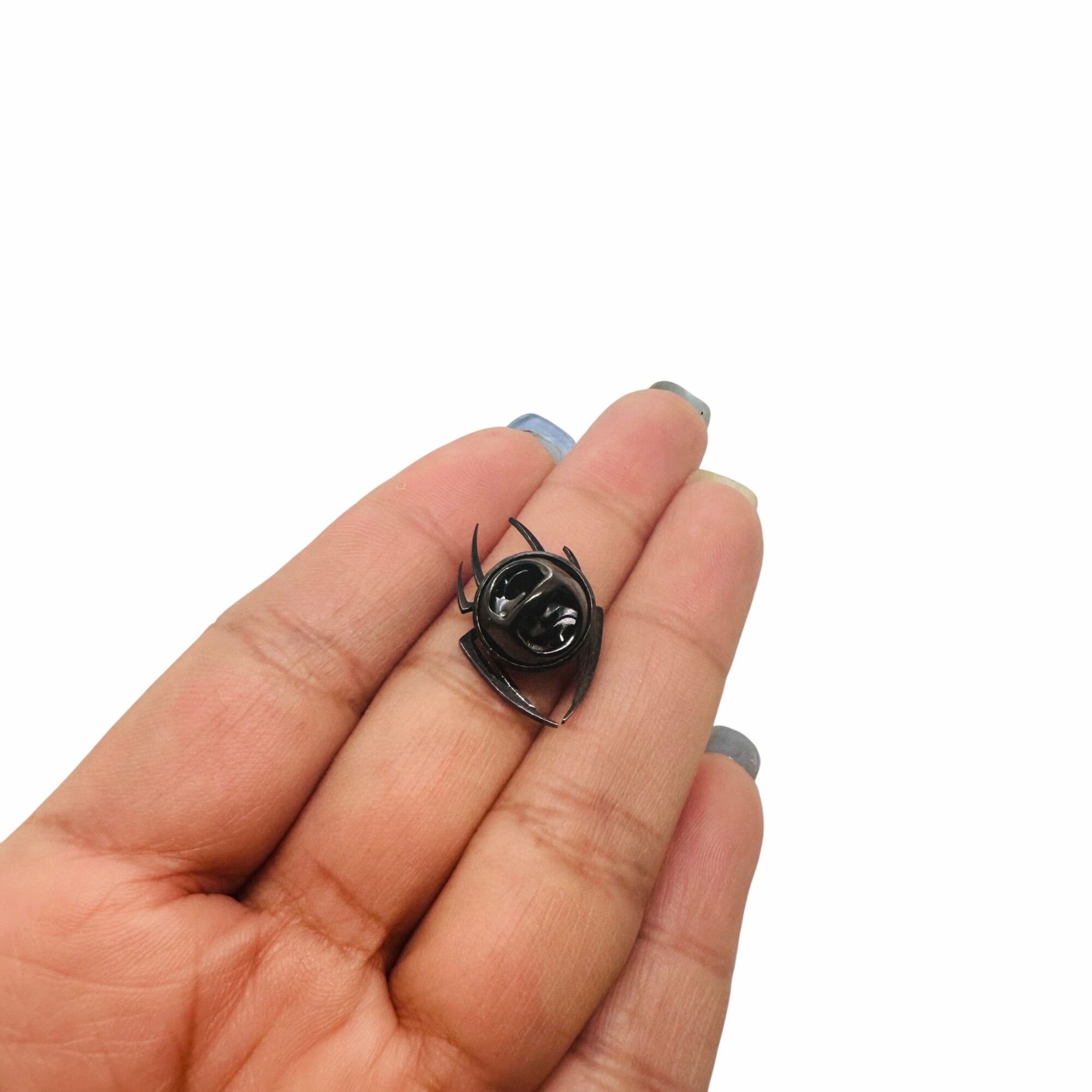 Other ⭐Gothic Spider Brooch Stainless Steel Badge Pins Black Color Size ONE SIZE - 2 Thumbnail