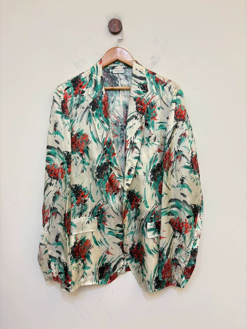 Dries Van Noten Dries Van Noten Floral Print Blazer-dmc Size US M / EU 48-50 / 2 - 1 Thumbnail
