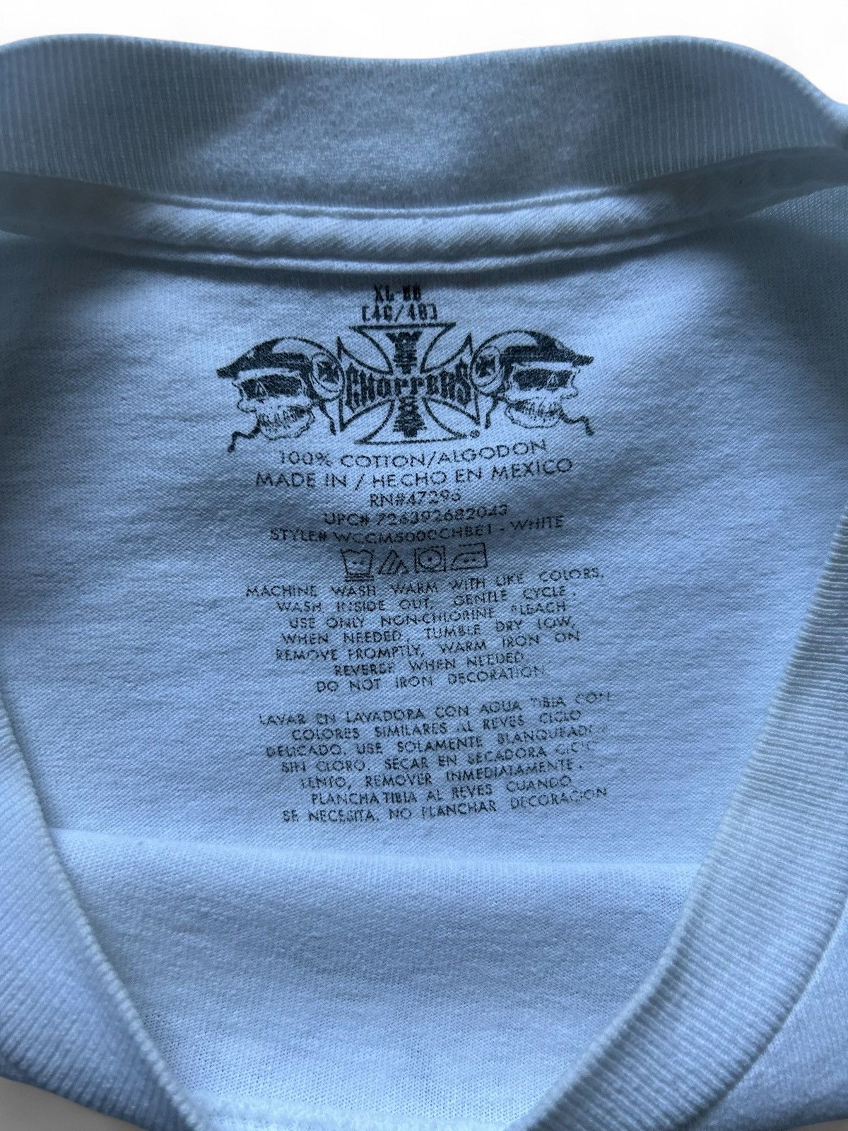 West Coast Choppers Vintage 00s West Coast Choppers White T-Shirt Size US XL / EU 56 / 4 - 4 Thumbnail