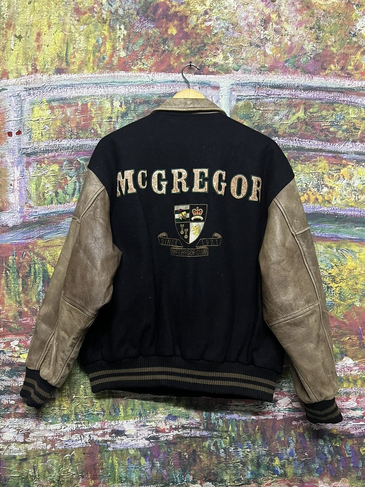 Mcgregor × Varsity Jacket Vintage Mcgregor leather varsity jacket  