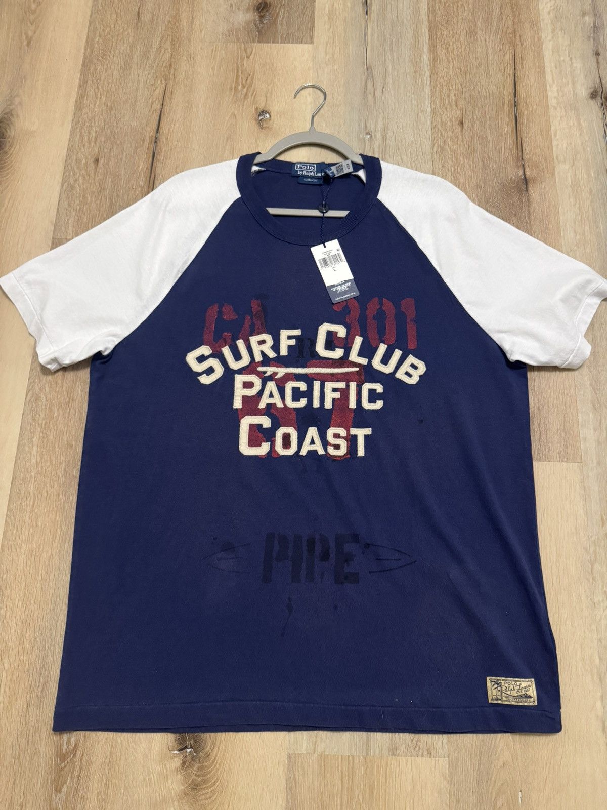 Polo Ralph Lauren Vintage Polo Ralph Lauren Surfer T-Shirt Size US L / EU 52-54 / 3 - 1 Thumbnail