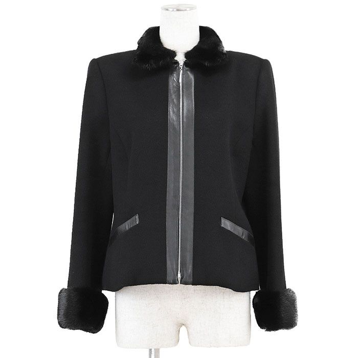 Other Other LEONARD FASHION PARIS Cashmere Leather Jacket Leather Outerwear DUTY FREE for USA Size ONE SIZE - 1 Thumbnail