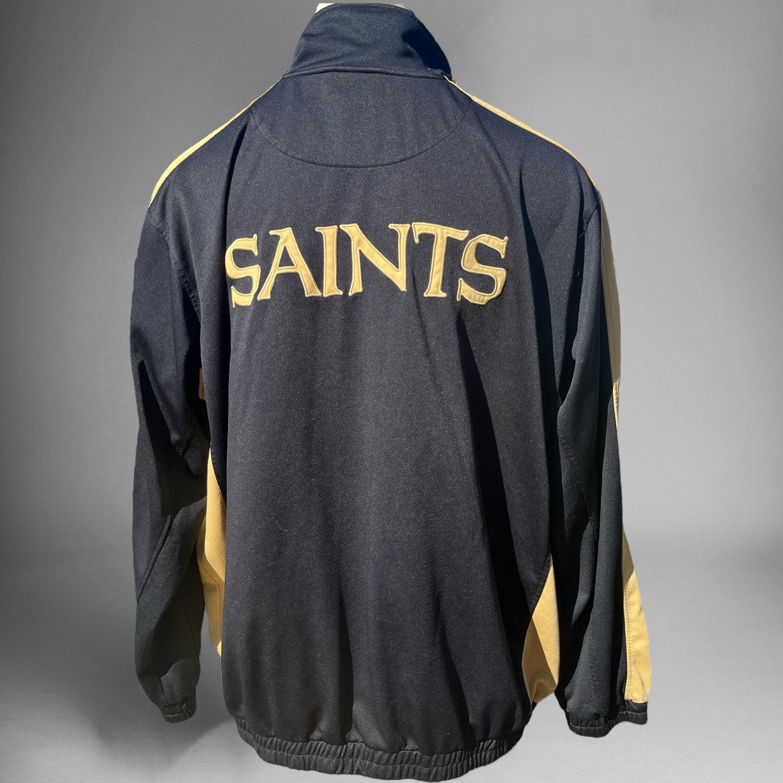 NFL New Orleans Saints Jacket Men's XXL Vintage NFL Zip Up Size US XXL / EU 58 / 5 - 7 Thumbnail