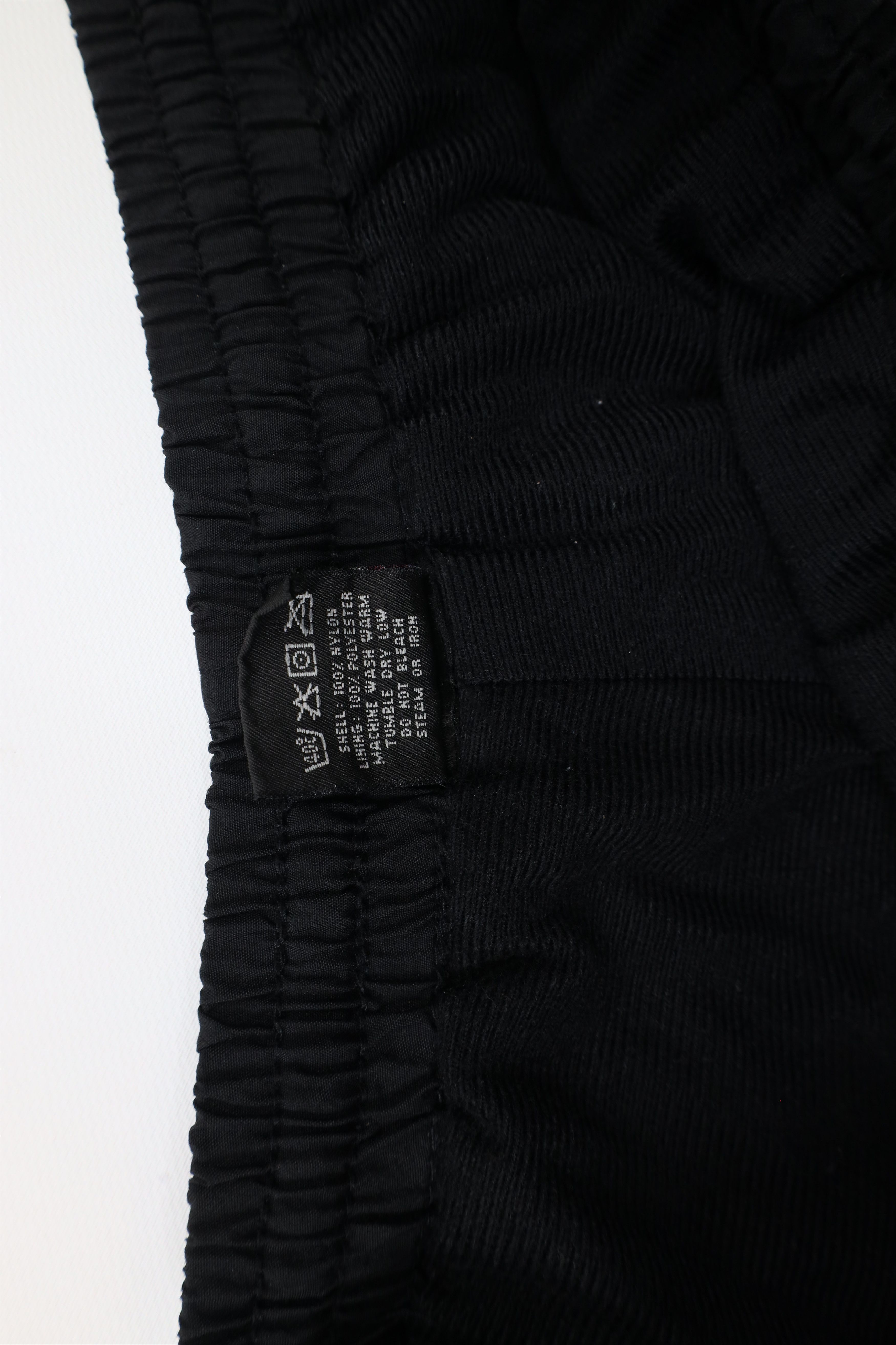 Vintage Vintage 90s Streetwear Lined Cuffed Joggers Pants Black Size US 36 / EU 52 - 9 Thumbnail