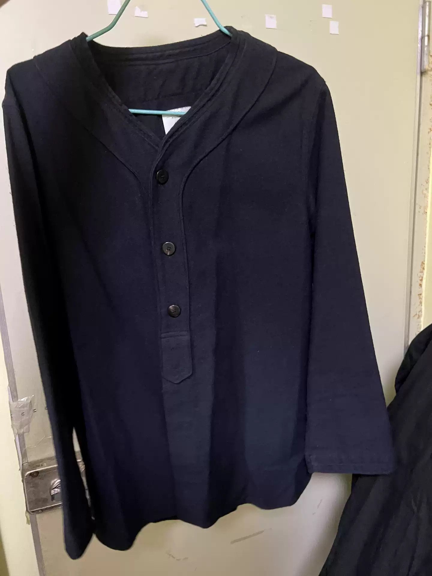 image of Visvim Dugout Shirt in Navy, Men's (Size Medium)