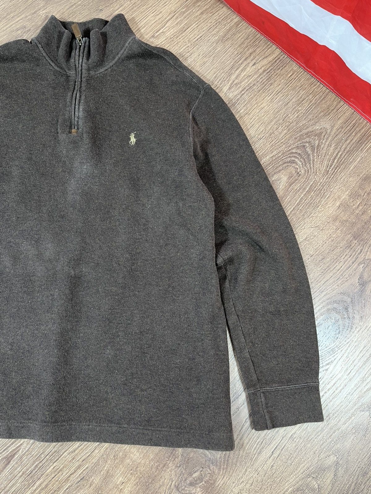 Ralph Lauren Vintage Polo Ralph Lauren 1/3 Zip Sweater Y2K Size US L / EU 52-54 / 3 - 3 Thumbnail