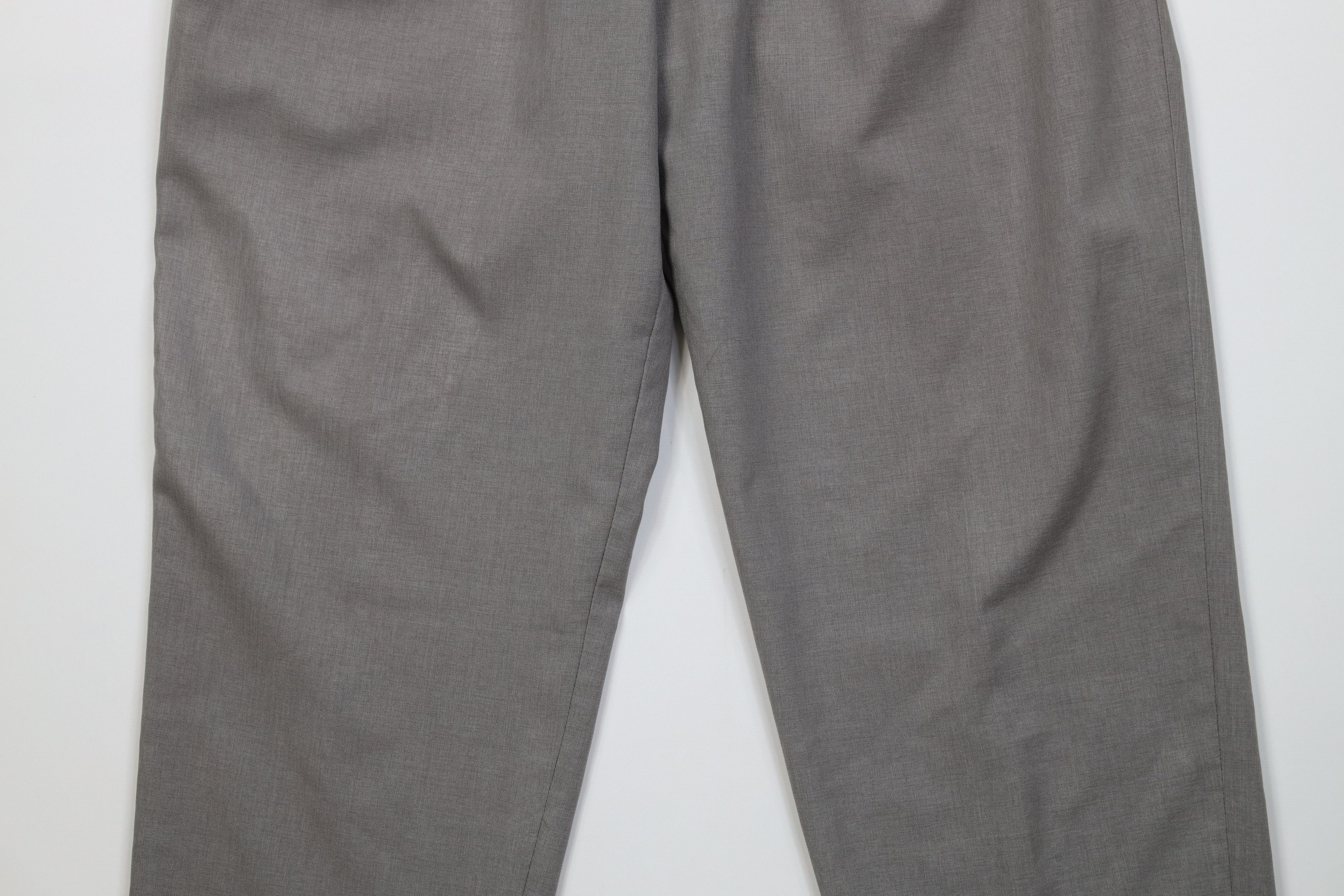Levi's Vintage 90s Levis Pleated Wide Leg Chino Pants Trousers Gray Size US 34 / EU 50 - 3 Thumbnail