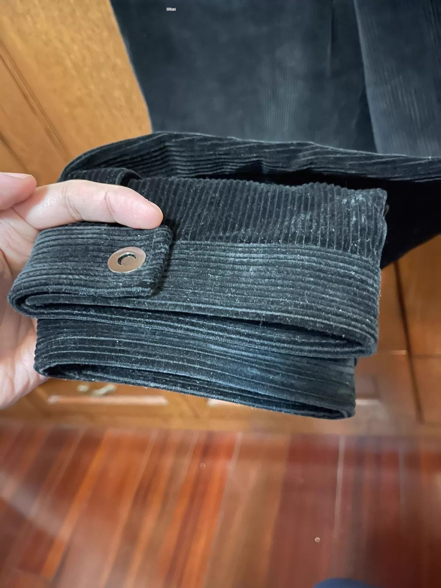 Neil Barrett Black Corduroy Casual Pants Size 30 Size US 30 / EU 46 - 4 Thumbnail