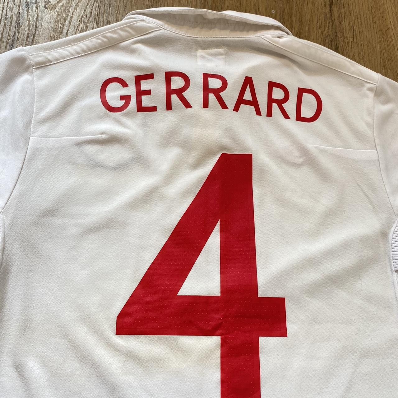 Umbro 2010-11 *4 Gerrard England Umbro Shirt Player issue Size US M / EU 48-50 / 2 - 3 Thumbnail