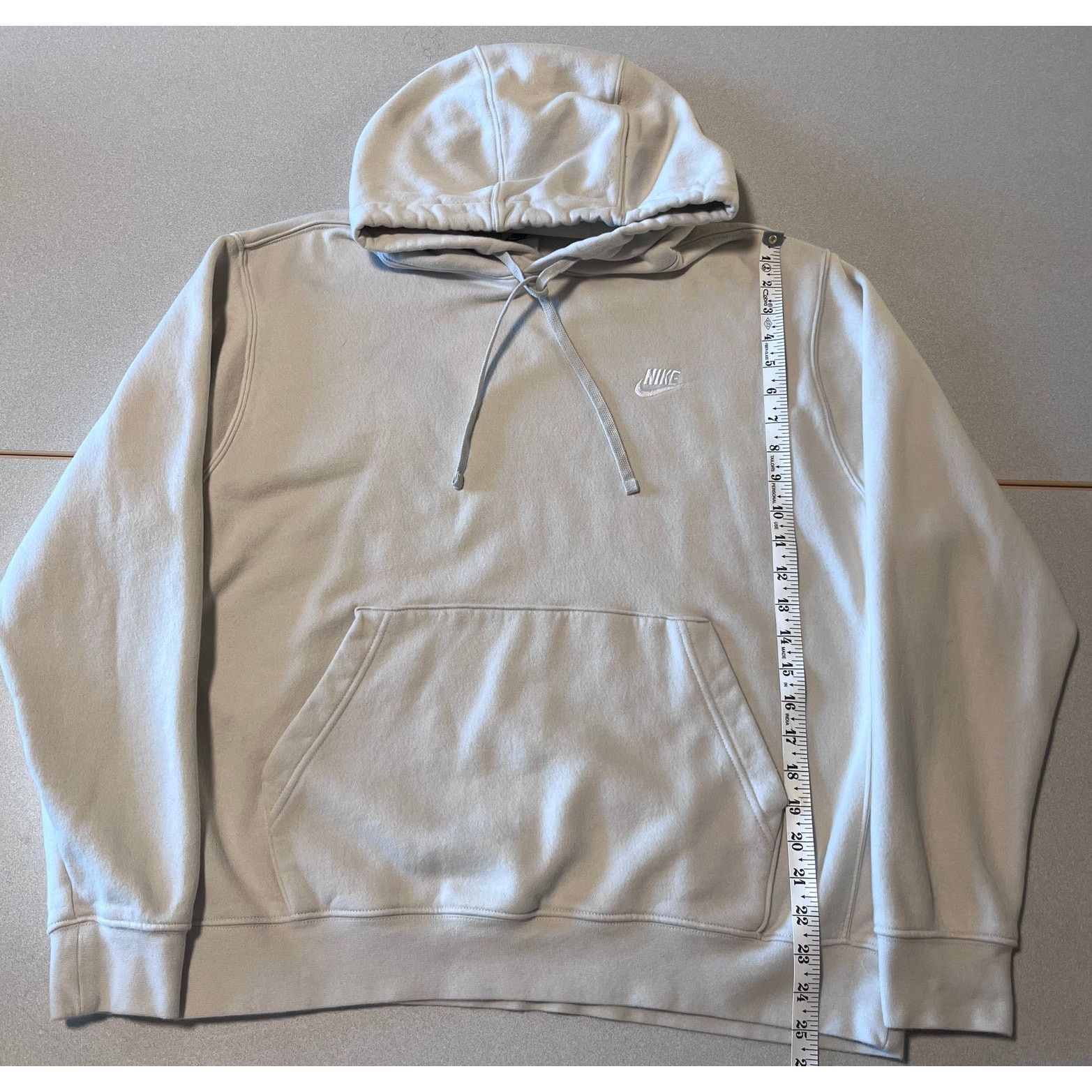 Nike Nike Club Fleece Hoodie – XL – Pale Grey Pullover Sweatshirt Size US XL / EU 56 / 4 - 3 Thumbnail