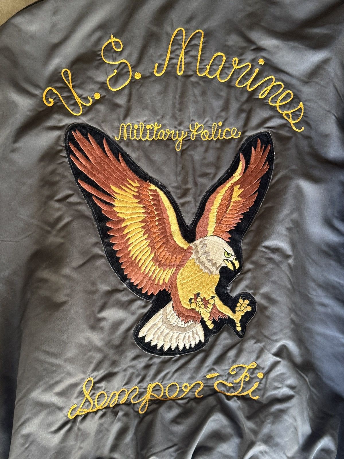 Vintage Vintage 70's Errolson K9 Marine Bomber Jacket Size US L / EU 52-54 / 3 - 9 Thumbnail