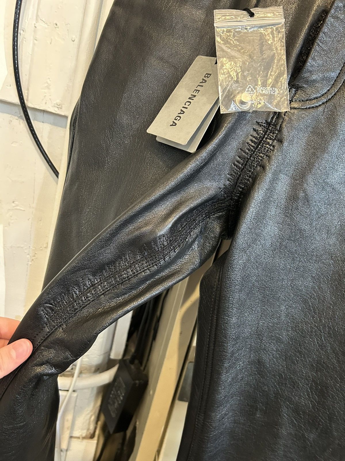 Balenciaga Balenciaga Flared leather pants Size US 29 - 2 Thumbnail