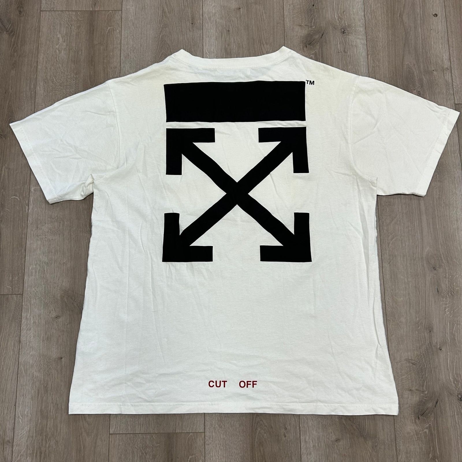 Off-White Off-White Caravaggio Printing Tee Shirt White XL Oversized Size US XL / EU 56 / 4 - 8 Thumbnail