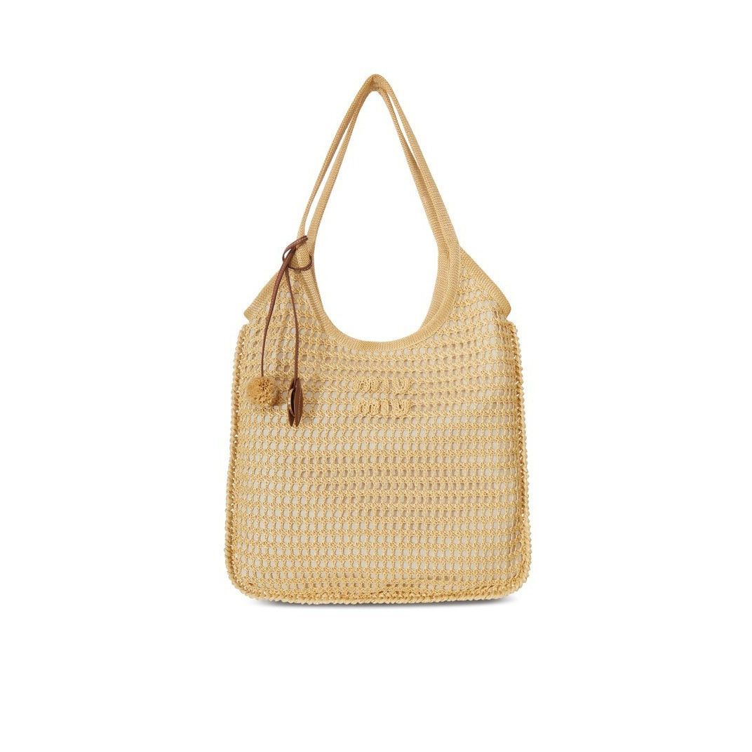 Miu Miu × Vintage Miu Miu 1999 FW Python Mesh Orange Crossbody Bag