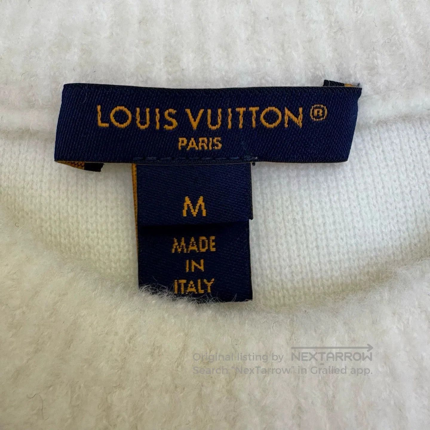 Louis Vuitton Louis Vuitton 25 Beige Logo Cashmere Sweater. Size US M / EU 48-50 / 2 - 7 Thumbnail