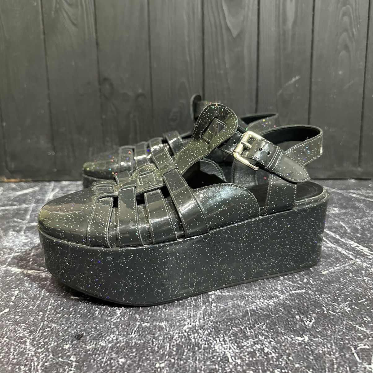Loewe LOEWE GLITTER PATENT Leather Platform Women’s Shoes 38size Size US 8 / IT 38 - 3 Thumbnail