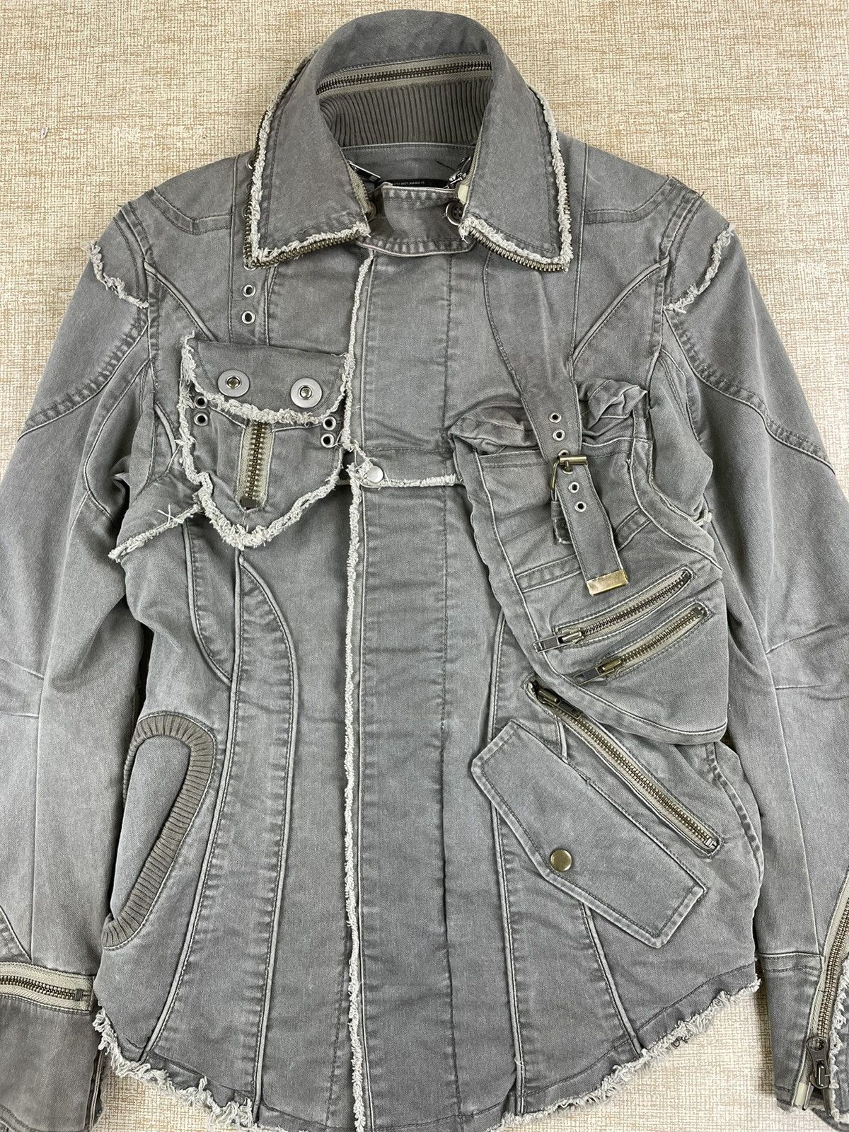 Comme des Garcons Homme Deux × If Six Was Nine × Vintage VINTAGE DEUX BONDAGE Comme Des Garcons LGB Style Jacket Size US S / EU 44-46 / 1 - 3 Thumbnail